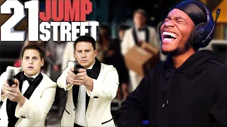 21 JUMP STREET (2012) FIRST TIME WATCHING | MOVIE REACTION *funny af*