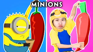 Giant Chili - Minions With Zero Budget! | Parody The Story Of Minions and Gru