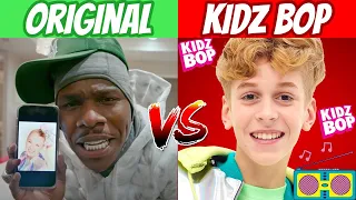 POPULAR RAP SONGS vs KIDZ BOP REMIXES! (TRY NOT TO CRINGE)