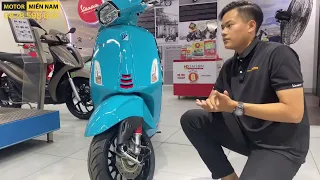 Chi Tiết Và Báo Giá Xe Vespa Sprint S 125 2022 Màu Xanh Blue Audace | Cập Nhật Tháng 5/2022