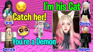 ❤️ TEXT TO SPEECH 🦊 I Found Out My Girlfriend Is My Cat 🌹 Roblox Story