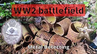 RARE NAZI RELIC FOUND on WW2 Battlefield. Metal Detecting, Relic Hunting, AMAZING finds