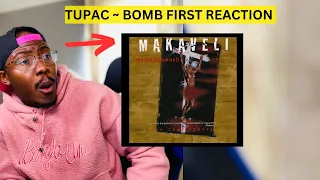 TUPAC BOMB FIRST | REACTION | HARDEST LYRICS YET