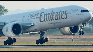 Early Morning Landings Rome FCO airport • Plane Spotting July 2019 • A380, A350-1000, A340, 777, 767