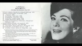 Álbum "La Bellissima Anna Moffo: The Debut Recordings 1956-1959"