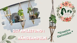 DIY Anleitung: Einfache Hängeampeln selber bauen | Kreative Gartenideen 🐶🙋🏻‍♀️🪴