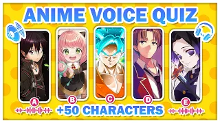 Anime Voice Quiz - (+50 Characters)
