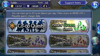 [DFFOO] Quest Objectives: Clear Without getting Break (Shining Shield)