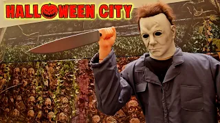 HALLOWEEN CITY IS STOCKED !! ANIMATRONICS PROPS COSTUMES AND SPOOKY DECOR FOR 2023