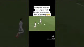 When Rashford And Lingard Tried To Score While Croatia Was Celebrating !!😱