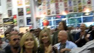 Ringo Starr , Barbara Bach, @ Paul McCartney Amoeba , Los Angeles Hollywood 2007 secret gig