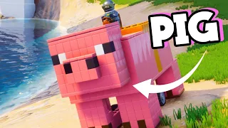 I Built a MINECRAFT PIG & WON in Lego 2k DRIVE!!