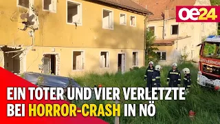 Ein Toter und vier Verletzte bei Horror-Crash in NÖ