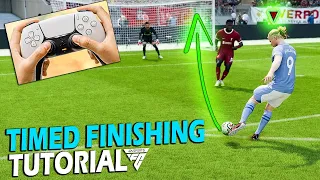 GREEN TIMED FINISHING TUTORIAL | How to TIME FINISH in EAFC 24 | EAFC 24 FINISHING TUTORIAL