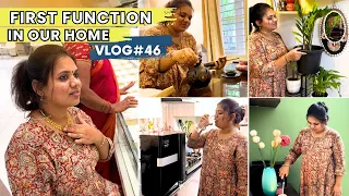 Vlog#46||💁‍♀️Namma veetla First function varapogudhu After 5 years 😍 |May18,2024 #home #vlog #tamil