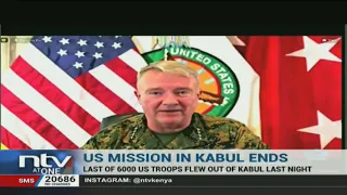 6,000 US troops fly out of Kabul ending their mission in Afghanistan