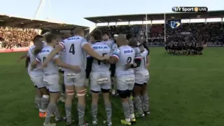 Toulouse crowd sings La Marseillaise in wake of Paris attacks.  [Toulouse vs Oyonnax '15]