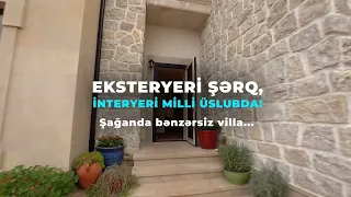 Ölkəmizin ən orijinal villalarından birini sizə məmnuniyyətlə təqdim edirik!