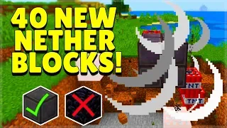 STRONGER Than Obsidian! - ALL 40 new block & Items EXPLAINED! (Minecraft Nether Update 1.16)