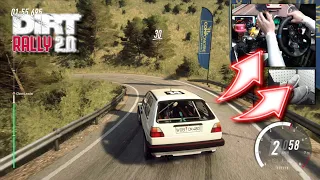 Volkswagen Golf GTI SPAIN / Logitech G29 DiRT Rally 2.0 Foot cam