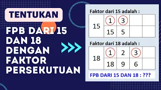 Tentukan fpb dari 15 dan 18 dengan faktor persekutuan – Temukan Jawabannya di sini