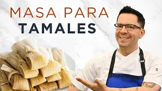 MASA PARA TAMALES, 3 TÉCNICAS para prepararlos fácilmente.Te quedarán infladitos y humedos