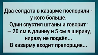 Как Два Солдата в Части Хозяйством Мерились! Сборник Свежих Анекдотов! Юмор!