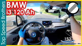 BMW i3 120Ah (2021) POV Top Speed Autobahn #TopSpeedBrothers