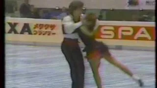 Bestemianova & Bukin Бестемьянова и Букин (URS) - 1985 World Championships, Ice Dancing, FD (US CBS)