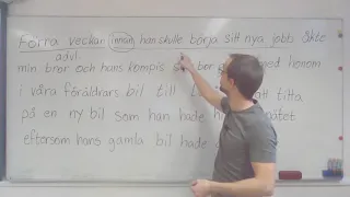 Lång mening (satsdelar och bisatser)