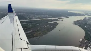 United Express E175 Landing in Montreal (YUL) | N730YX | EWR-YUL | 4K