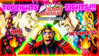 Non Jojo Fan Reacts Top Ten JoJo's Bizarre Adventure Stardust Crusaders Fights
