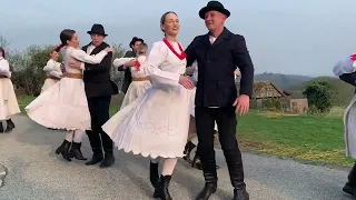 Traditional Croatian Dancing Near Zagreb