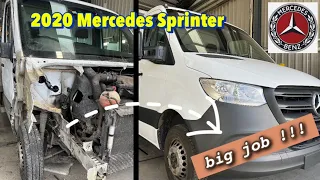 Rebuilding a Wrecked 2020 Mercedes Sprinter