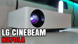 LG CineBeam HU70LA 4K HDR Projector Review