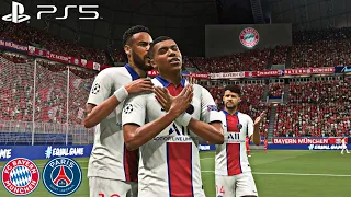 (PS5) FIFA 21 - Bayern München vs PSG - UCL 2021 | Ultra Realistic Graphics GAMEPLAY [4K HDR 60fps]