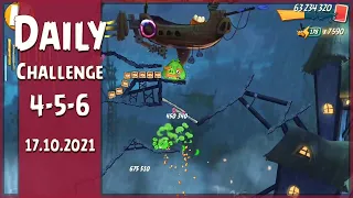 Angry Birds 2 Daily Challenge 4-5-6 today 17/10/2021