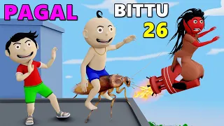 PAGAL BITTU SITTU 26 | Jokes | CS Bisht Vines | Desi Comedy,Bittu Sittu Toons,Pagal Beta,cartoon