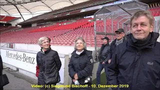 Stuttgart - 10. Dezember 2019 - "Mercedes-Benz-Arena" - Stadiontour mit Einlaufmusik - Video