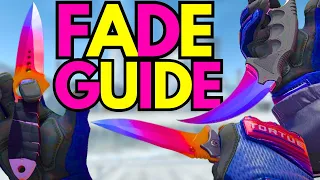 COMPLETE FADE GUIDE FOR CS2! (CS2 FADE KNIFE SKINS GUIDE)