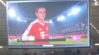 FC Bayern München - VFB Stuttgart Mannschaftsaufstellung 10.05.14