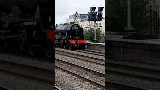 Royal Scot steaming into Leamington Spa Railway Station 04/09/21