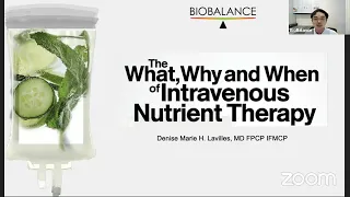 The What, Why and When of Intravenous Nutrient Therapy