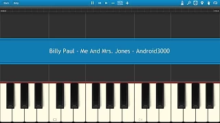 Billy Paul - Me And Mrs. Jones Piano Tutorial