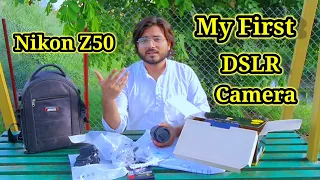 Nikon Z50 Unboxing || My First DSLR #myfirstvlogs #myfirstdslr #myfirstcamera #shakeelraj #nikonz50