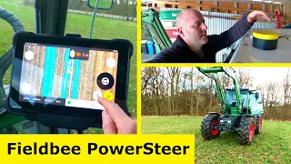 FieldBee PowerSteer Test mit Fendt Xylon 524 | Lenksystem meine erste Probefahrt in VLOG 120