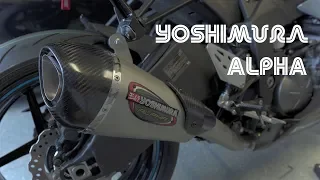 Yoshimura Alpha Exhaust Install on 2019 Kawasaki Ninja ZX-6R 636
