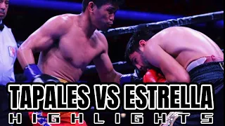 Marlon Tapales vs Jose Estrella Highlights / Boxing