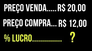 Como calcular a porcentagem de lucro de uma venda - Rápido e Fácil