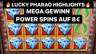 LUCKY PHARAO HIGHLIGHTS 🔥 POWER SPINS 8€ MEGA DIAMANT WIN JACKPOT 💎 Merkur Magie Casino Spielhalle